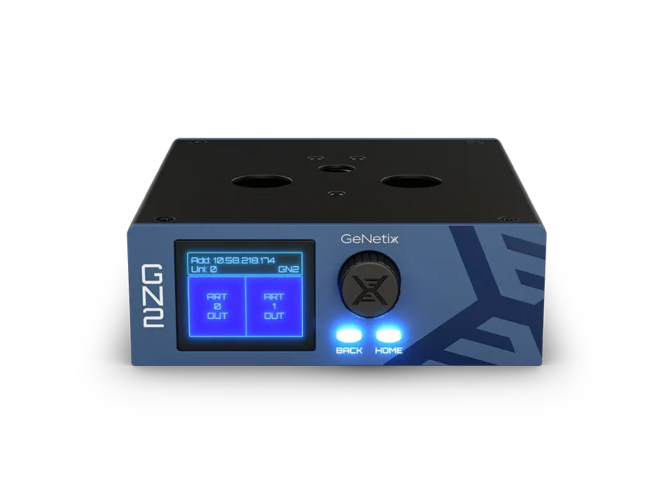 ChamSys GeNetix GN2, nodo de 2 puertos