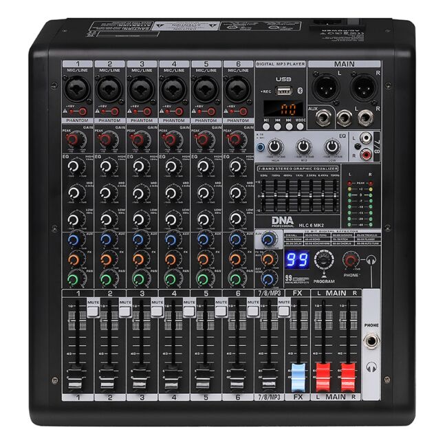 DNA HLC 6 MK2 mezclador de audio analógico de 6 canales U