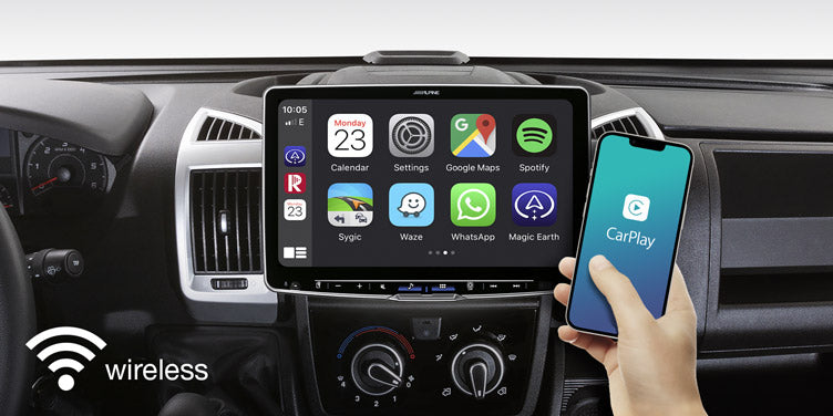 Alpine HALO11 iLX-F115D - Wireless Carplay / 11" display