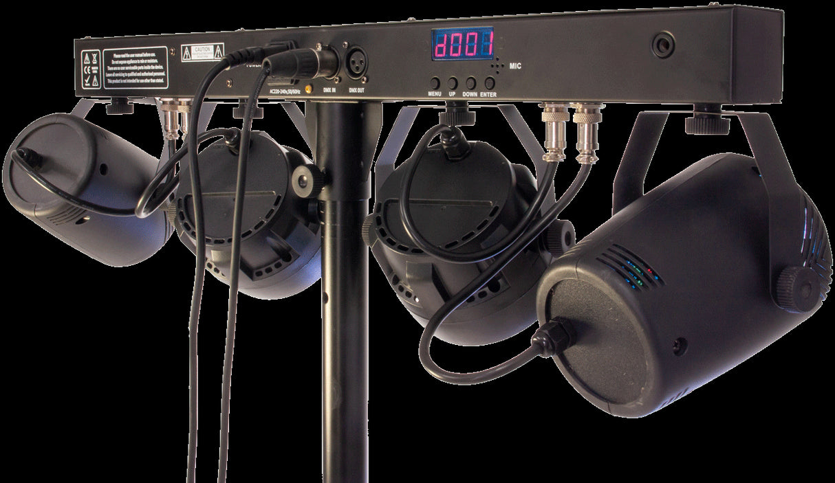 Ibiza LED Lightbar Moonflower, Laser and Strobe