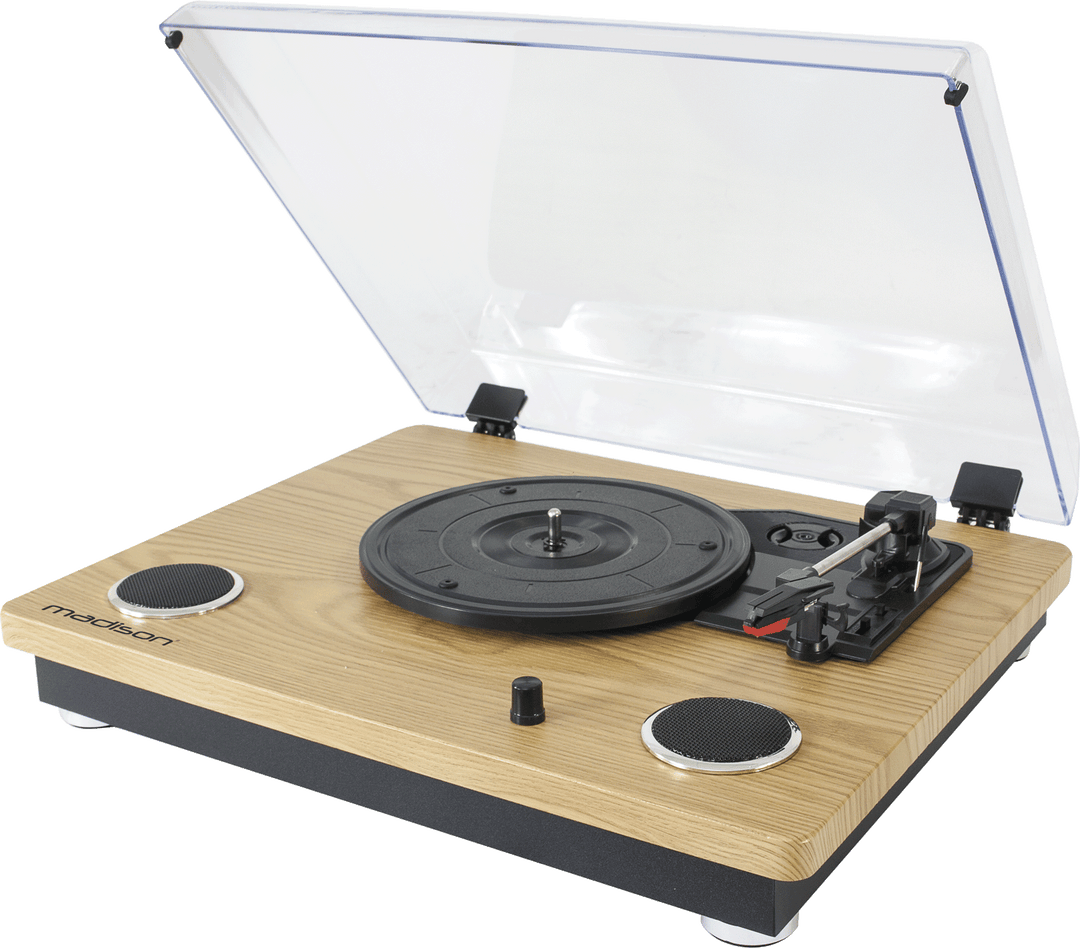 Tocadiscos Madison con USB & Bluetooth (Madera)