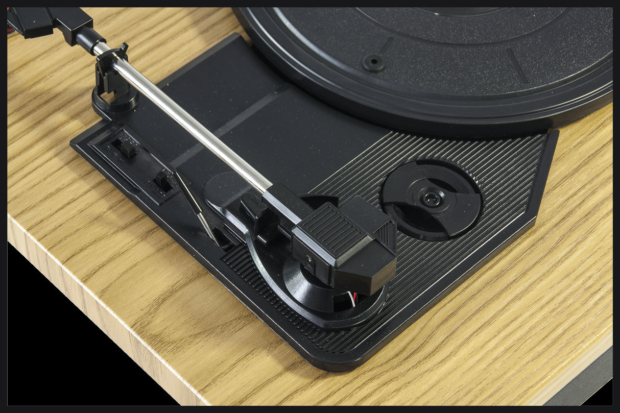 Madison Turntable w. USB & Bluetooth (Wood)