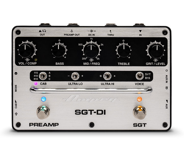 Ampeg SGT-DI Preamp/Drive/DI Pedal de Bajo