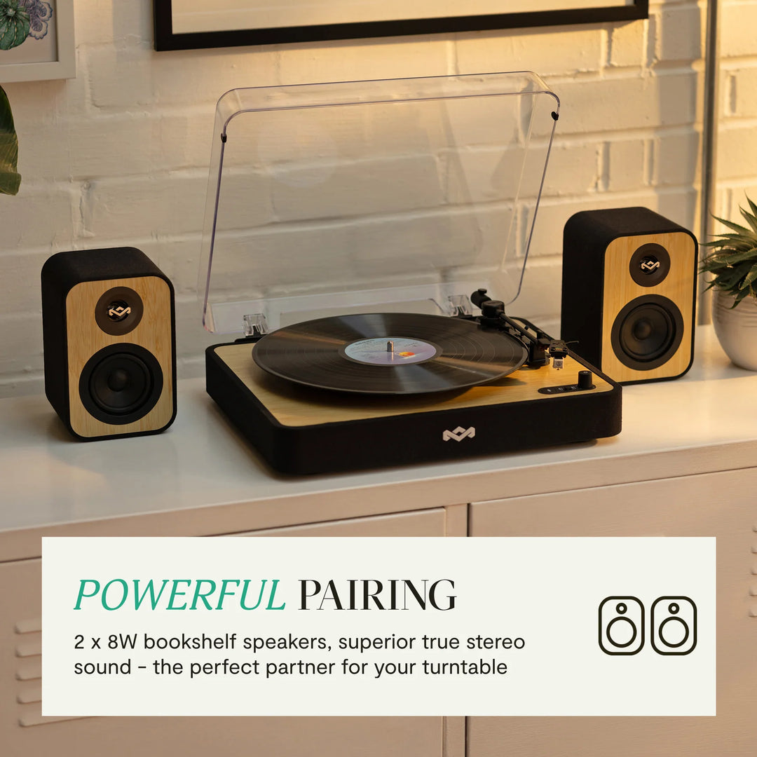House of Marley Revolution Bluetooth Tocadiscos & Altavoz Bundle