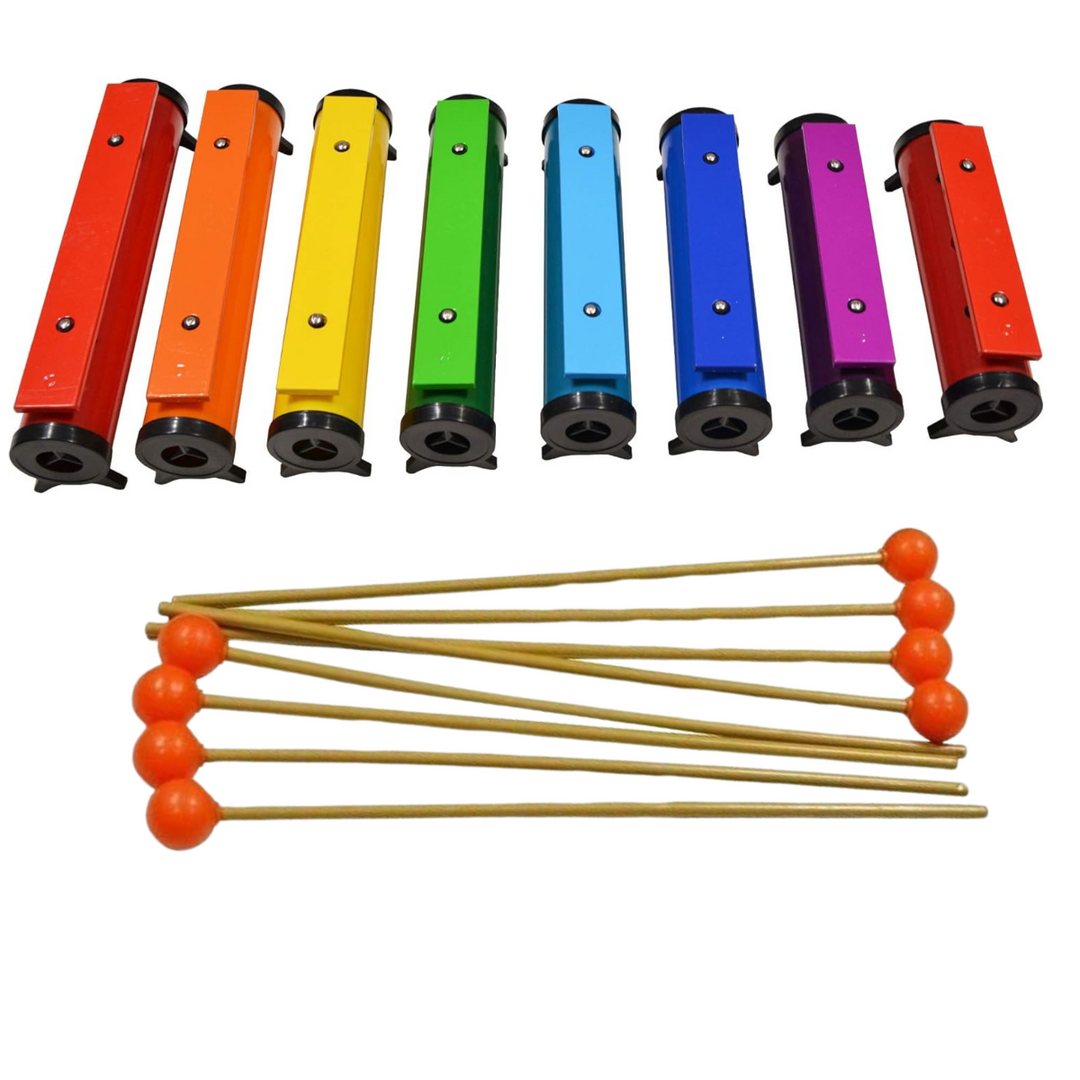V-Tone campanas resonadoras – 8 tonos diatónicos de colores
