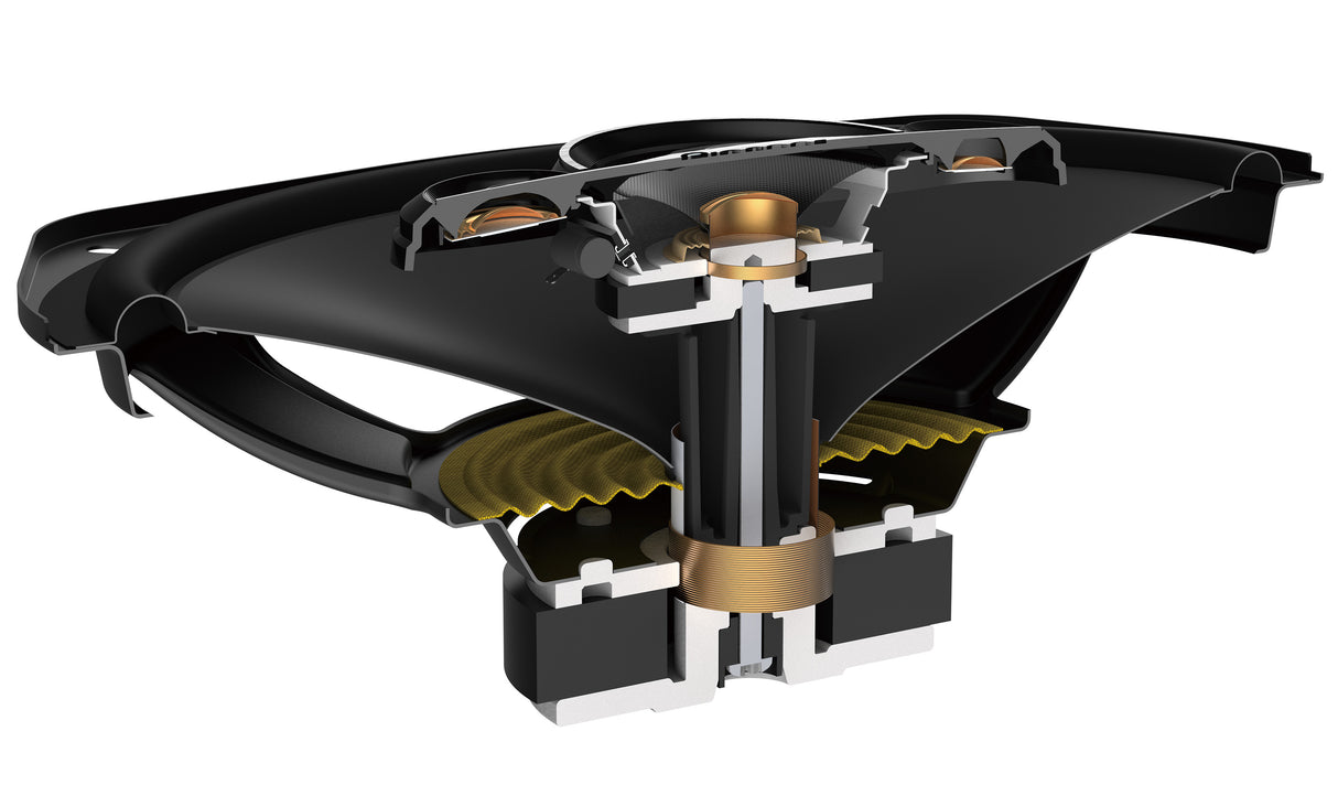 Pioneer TS-A6961F Sistema coaxial de 4 vías (450W, 6"x9")