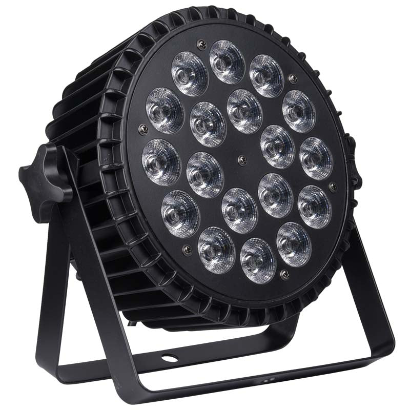 LIGHT4ME ALU HEXA PAR 18x10W RGBWA-UV scenespotlight LED