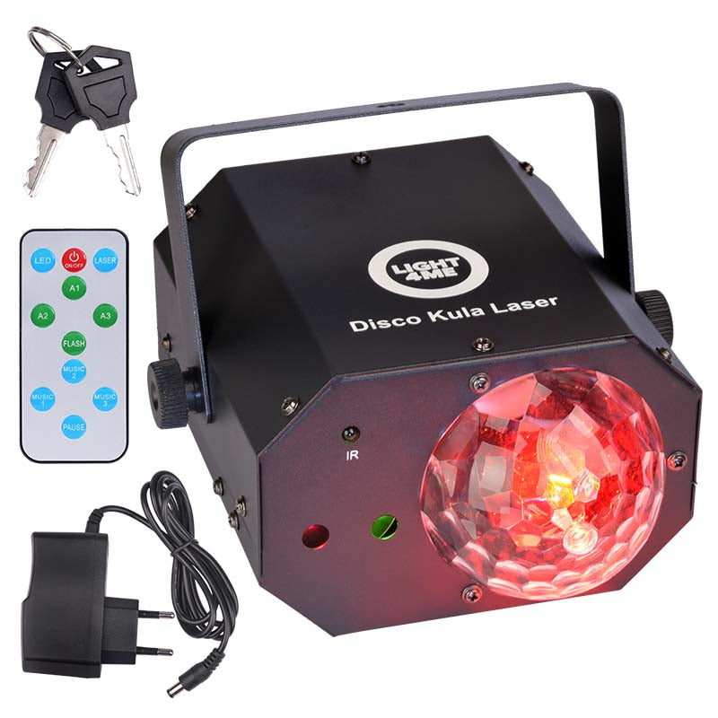 LIGHT4ME DISCO BALL LUZ LÁSER multiefecto LED