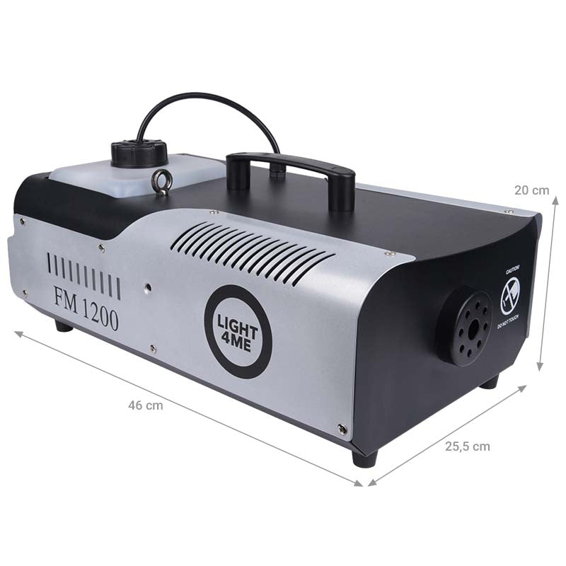 LIGHT4ME FM 1200 máquina de niebla con mando a distancia