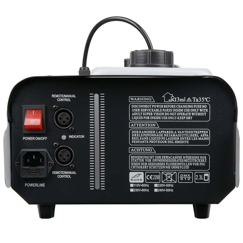 LIGHT4ME FM 1200 máquina de niebla con mando a distancia