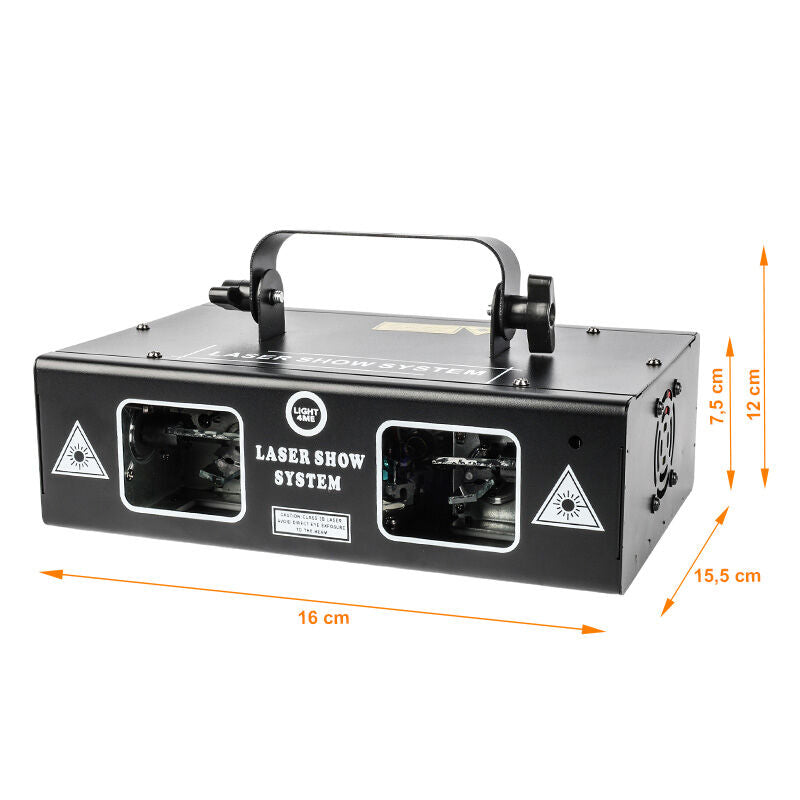 Light4Me Láser RGB Geometric 350mW
