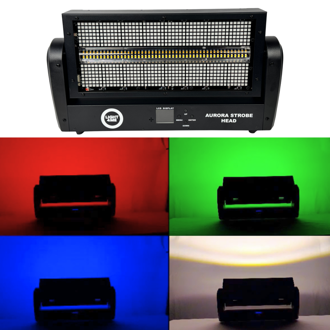 Light4Me Cabeza estroboscópica Aurora – RGB+WW