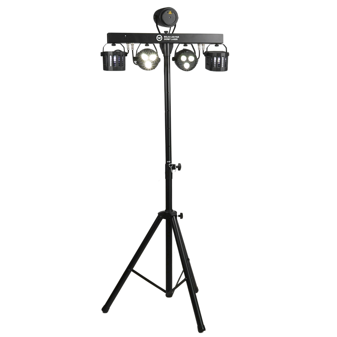 Light4Me T-Bar LED PAR Derby Láser MultiBar