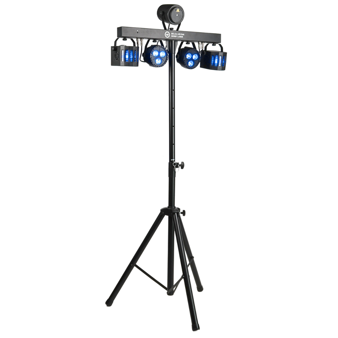 Light4Me T-Bar LED PAR Derby Láser MultiBar