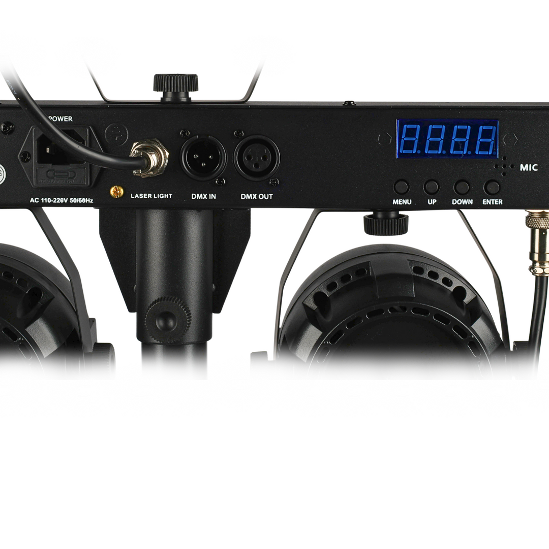 Light4Me T-Bar LED PAR Derby Láser MultiBar