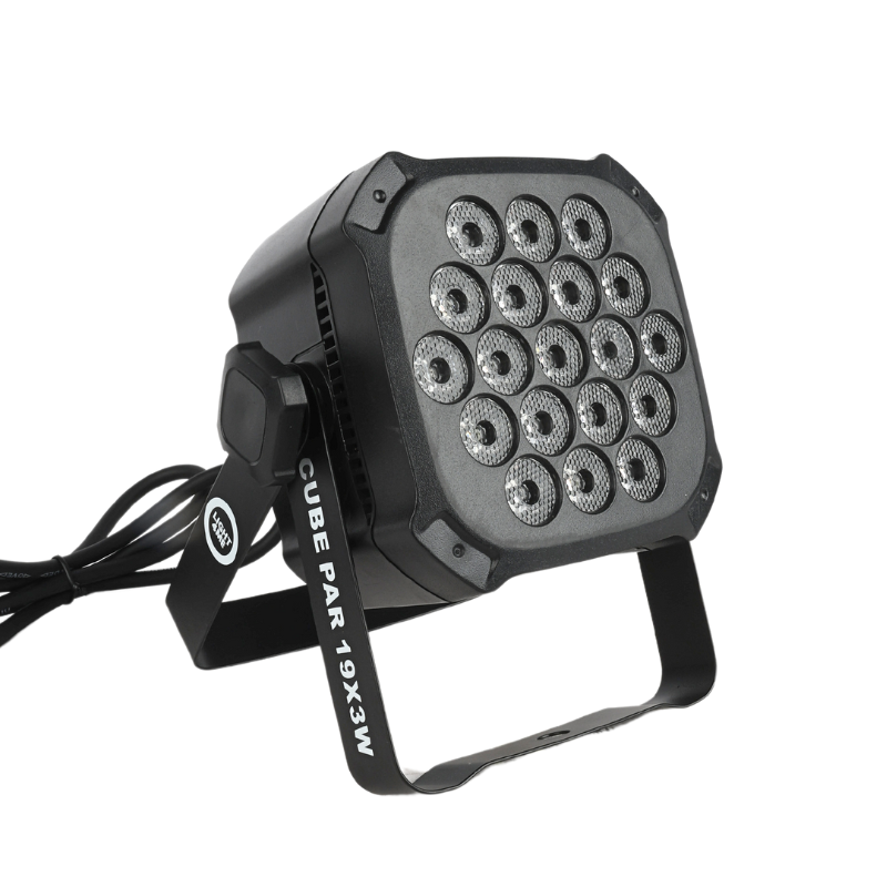 Light4Me Cubo PAR 19x3W RGBW LED foco Spot