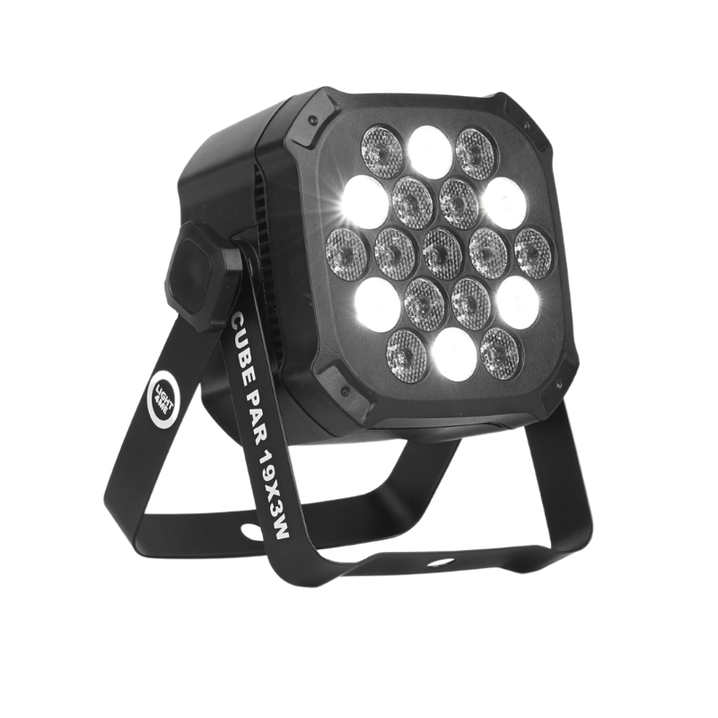 Light4Me Cubo PAR 19x3W RGBW LED foco Spot