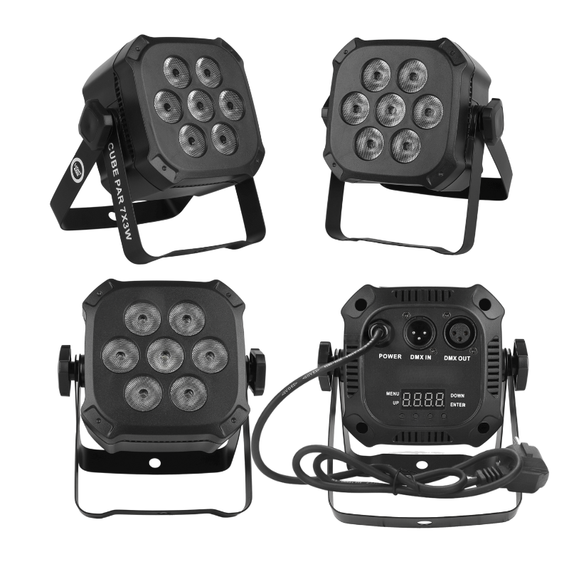 Light4Me Cube PAR 7x3W RGB LED Foco PAR