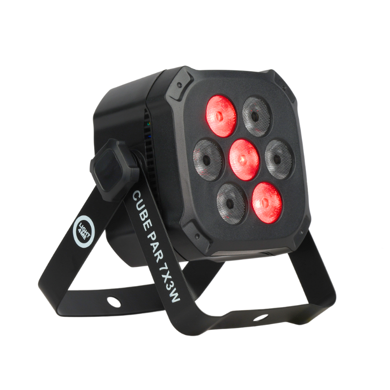 Light4Me Cube PAR 7x3W RGB LED Foco PAR