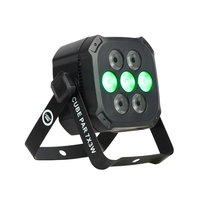 Light4Me Cube PAR 7x3W RGB LED Foco PAR