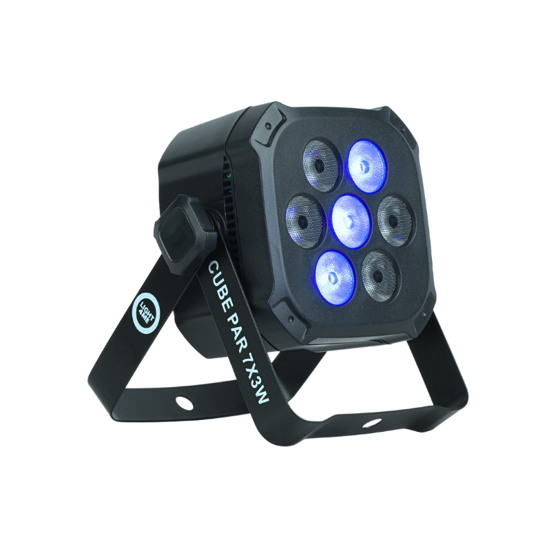 Light4Me Cube PAR 7x3W RGB LED Foco PAR