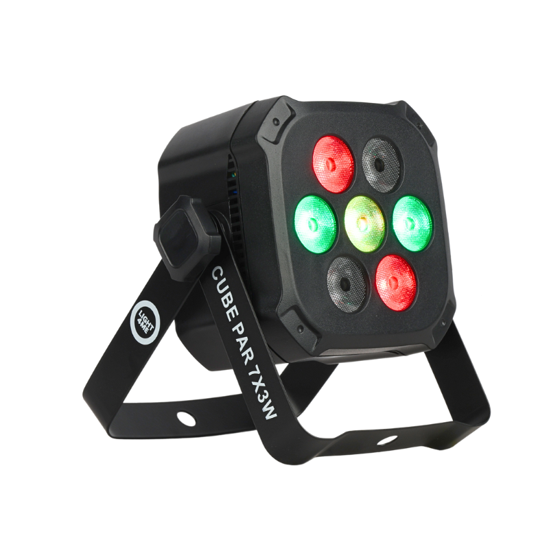 Light4Me Cube PAR 7x3W RGB LED Foco PAR
