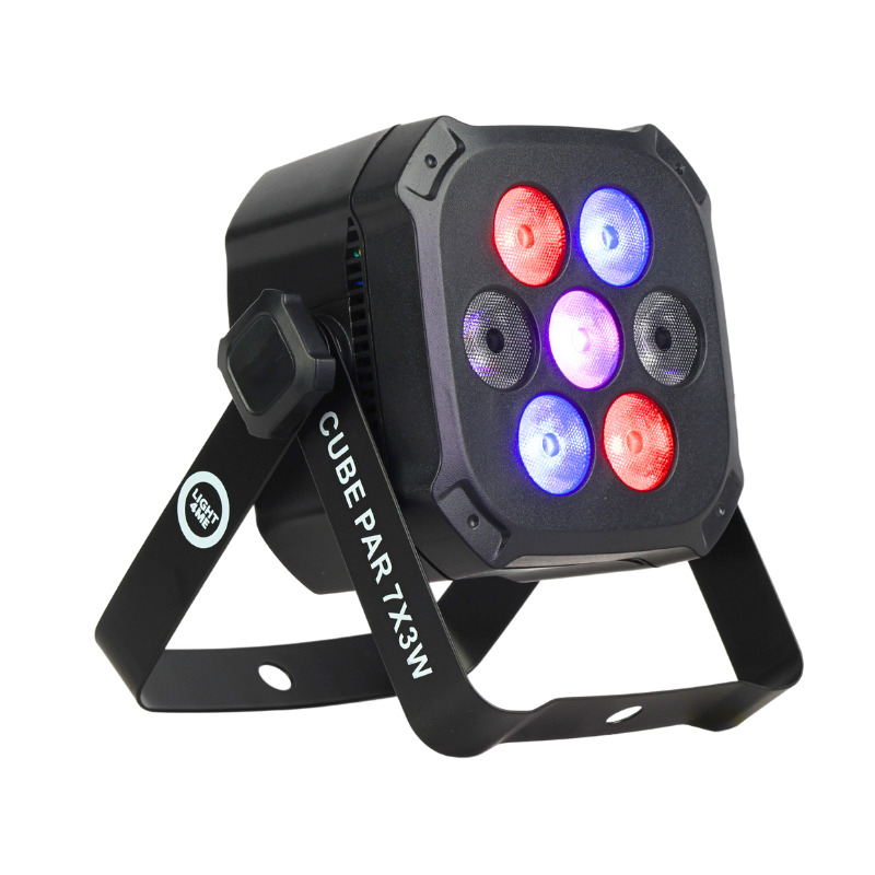 Light4Me Cube PAR 7x3W RGB LED Foco PAR