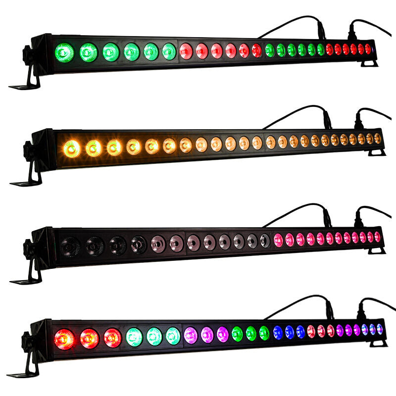 LIGHT4ME DECO BAR 24 RGBA barra de luces con reloj