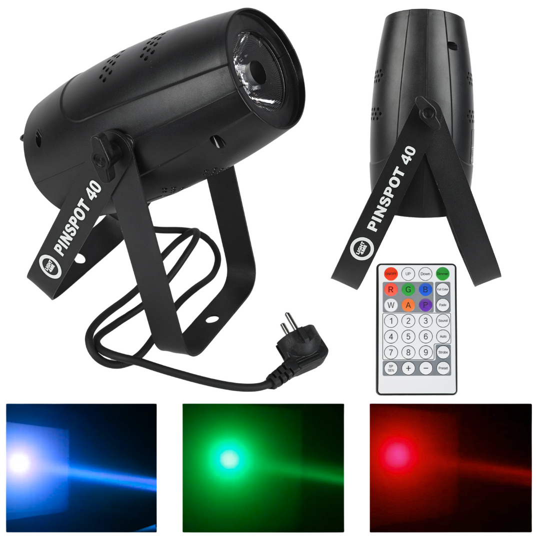 Light4Me Pinspot 40 vatios RGBW