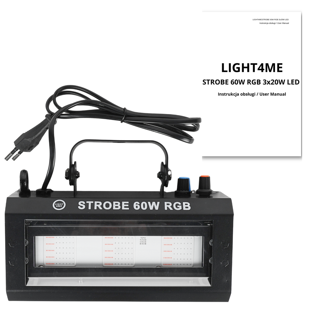 LIGHT4ME STROBE 60W RGB efecto de luz strobe