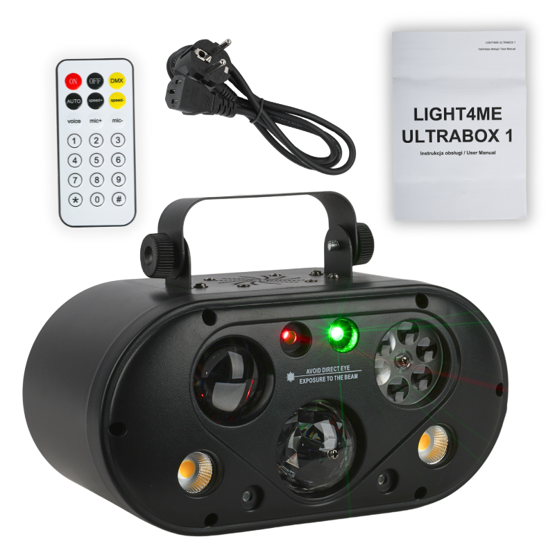Lámpara de efectos múltiples LIGHT4ME ULTRABOX 1 RGBA 6 LED