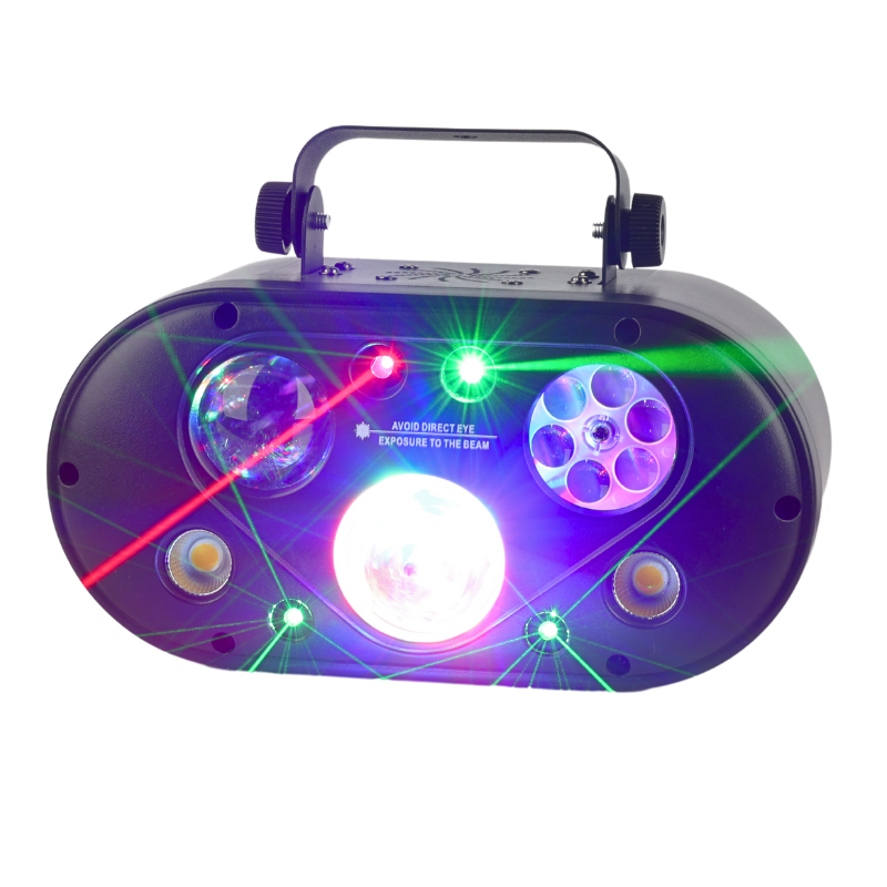 Lámpara de efectos múltiples LIGHT4ME ULTRABOX 1 RGBA 6 LED