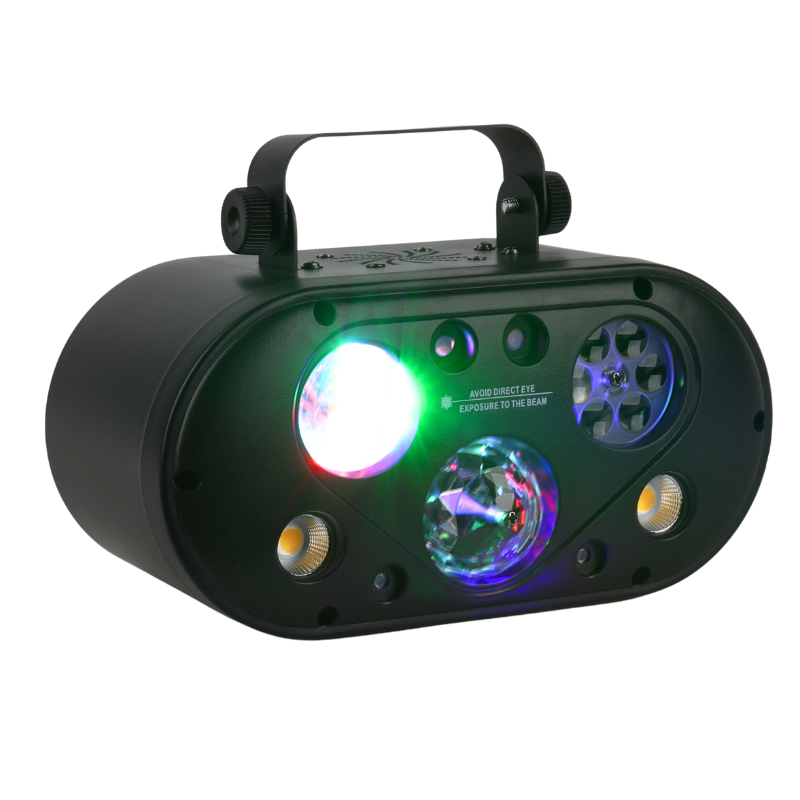 Lámpara de efectos múltiples LIGHT4ME ULTRABOX 1 RGBA 6 LED