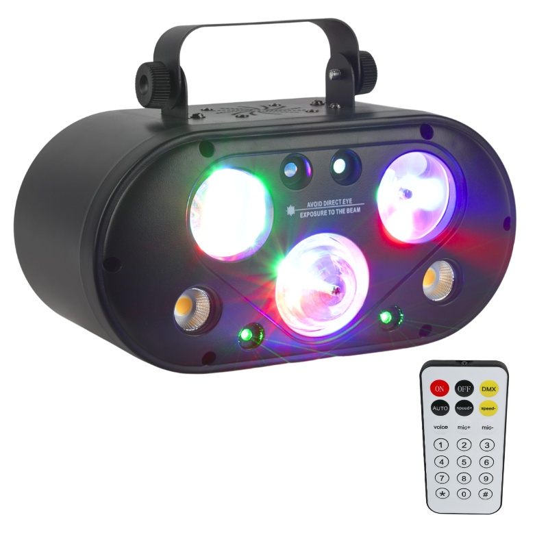 Lámpara de efectos múltiples LIGHT4ME ULTRABOX 1 RGBA 6 LED
