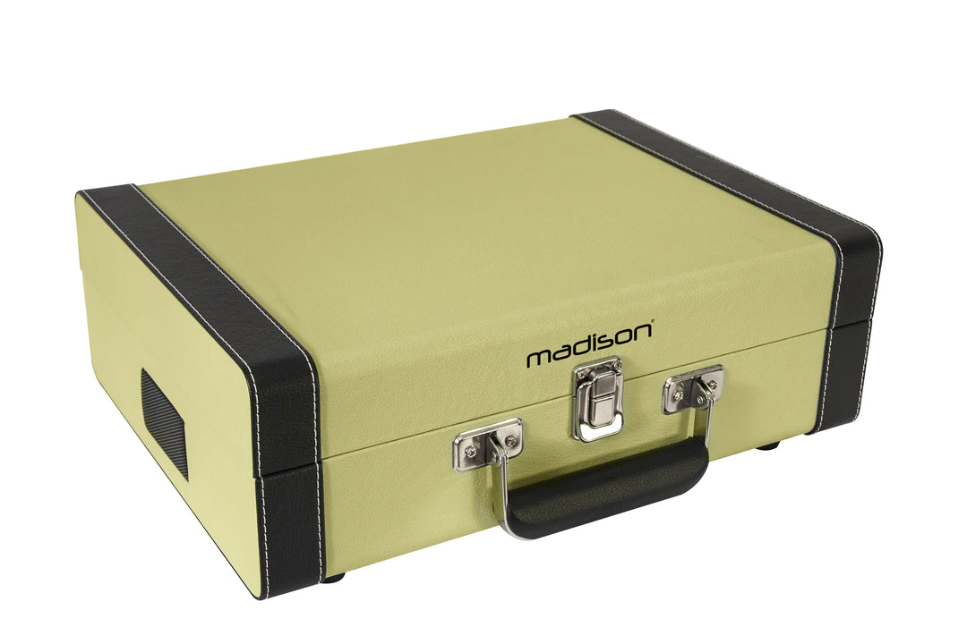 Madison Vintage Pladespiller con Bluetooth (Verde)