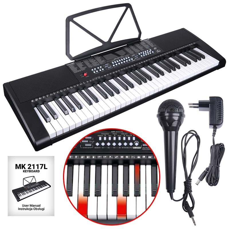 Teclados con LED (61 teclas)