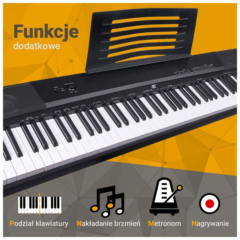 MK DP 881 piano digital con teclas de aprendizaje