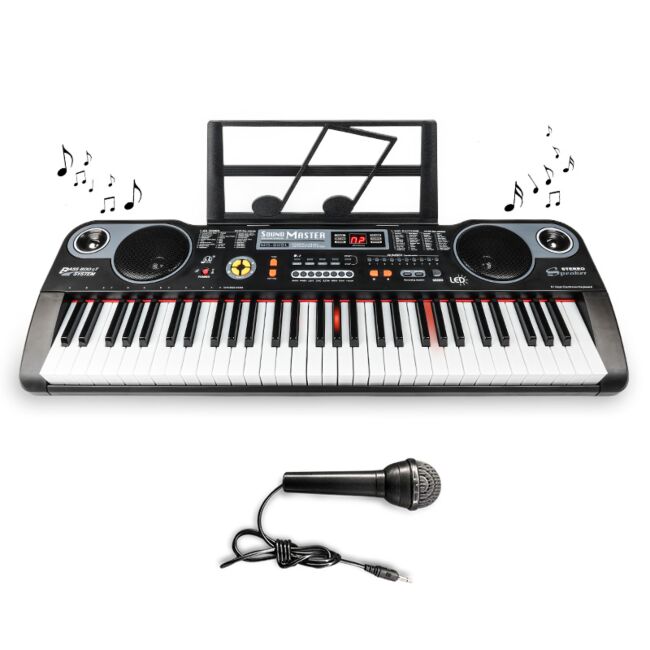 MQ 6115L keyboard educativo con teclas iluminadas