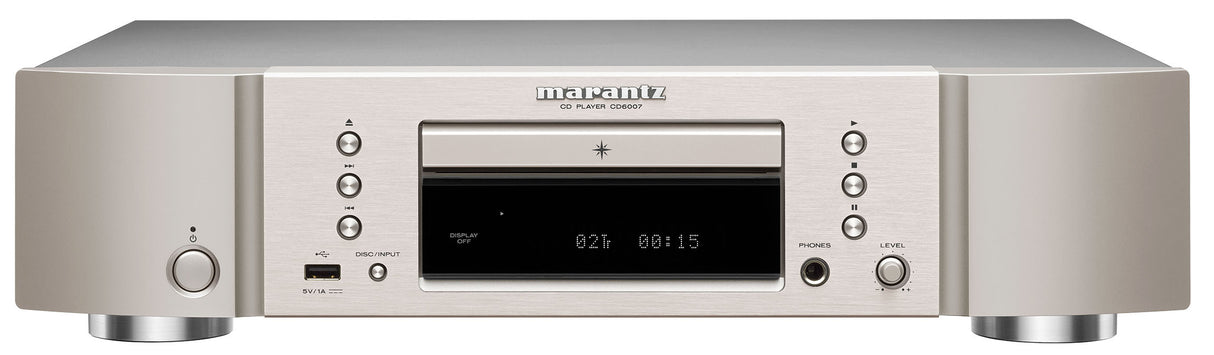 Marantz CD6007 Reproductor de CD (Plata)