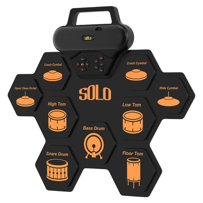 Roll-Up Set de batería electrónico USB-C MP3