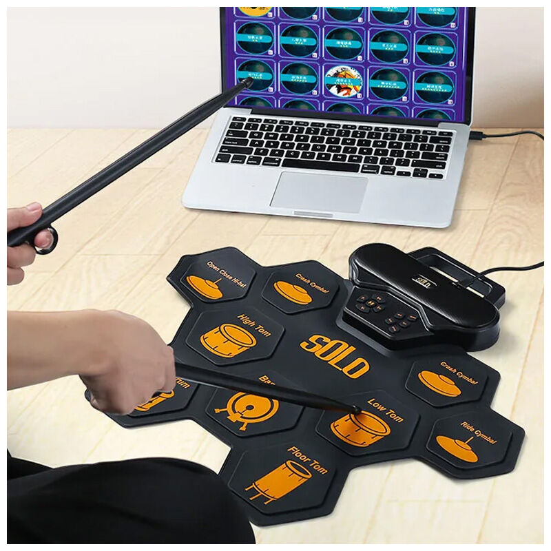 Roll-Up Set de batería electrónico USB-C MP3