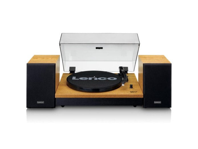 Lenco LS-300 Turntable with Speakers (Wood)