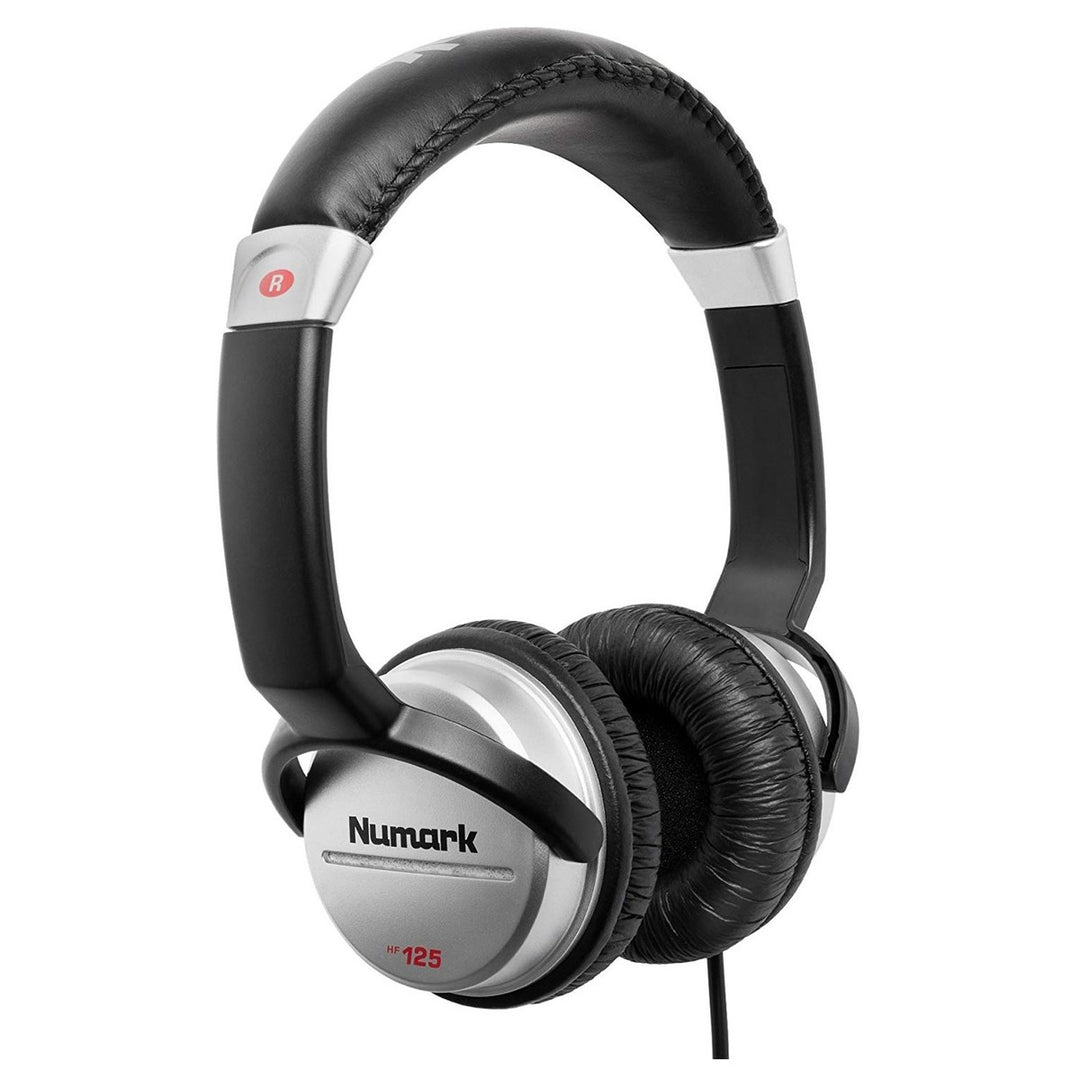 Numark HF125 DJ-Høretelefoner (Negro/Plata)