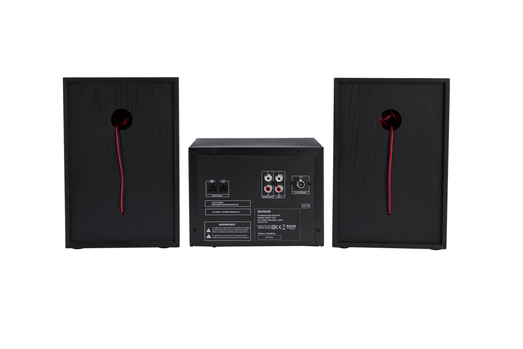 AIWA MCBT-350 Sistema Micro Hi-Fi 20W con Bluetooth, CD, FM y USB