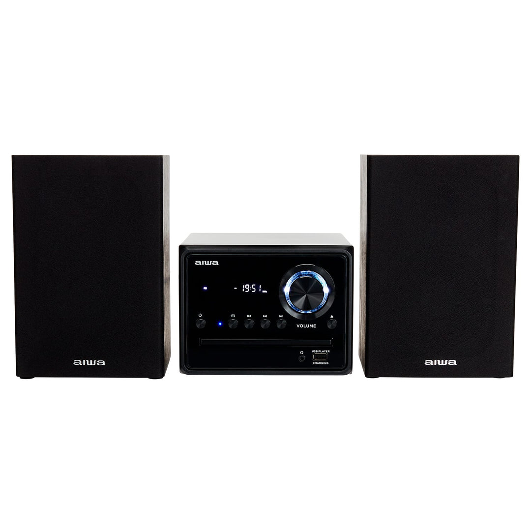 AIWA MCBT-350 Sistema Micro Hi-Fi 20W con Bluetooth, CD, FM y USB