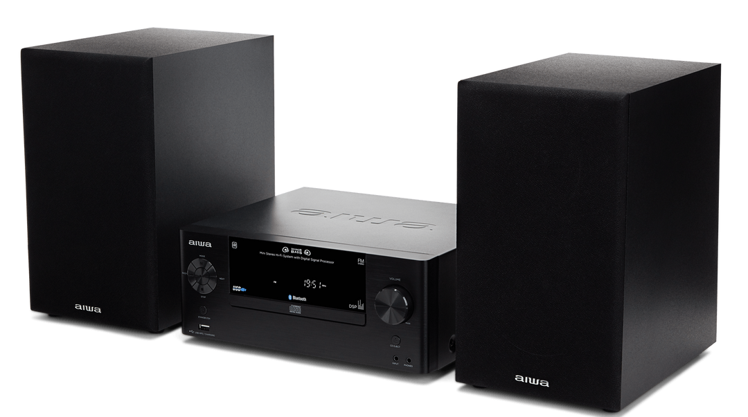 AIWA MCBT-550 Mini Hi-Fi – 50W, Bluetooth, CD y FM