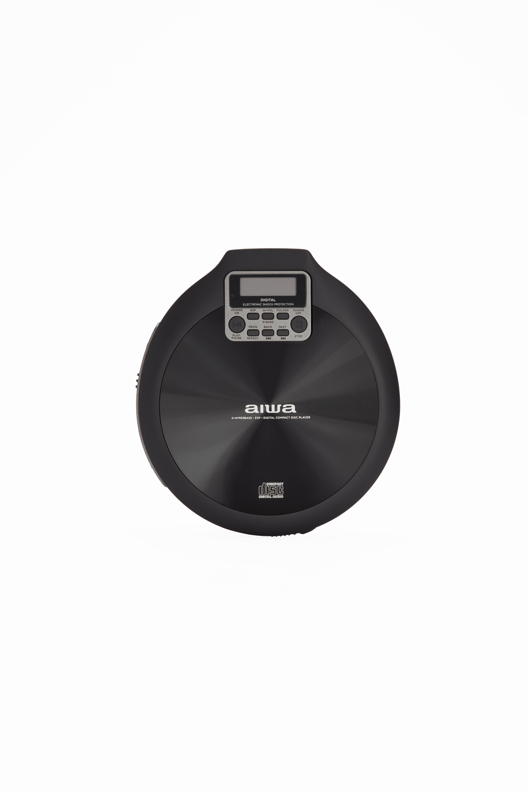 AIWA PCP-850 Reproductor de CD portátil – MP3 y Anti-Shock, negro