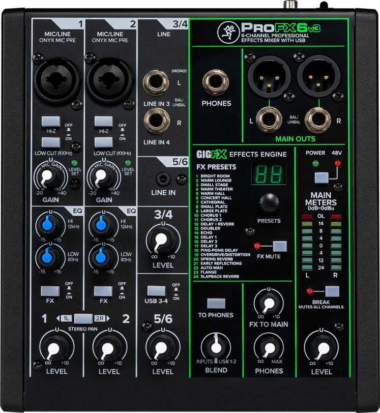 Mackie ProFX6v3 Mixer