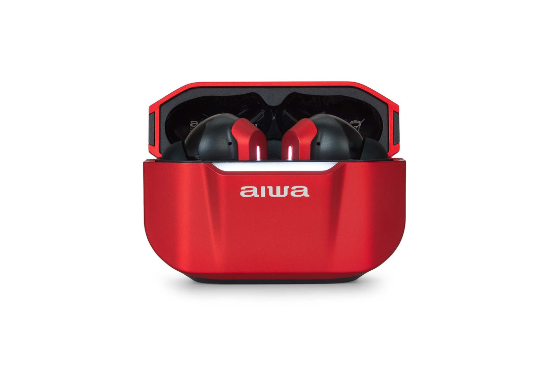 Auriculares TWS Aiwa ETWS-330RD, Rojos