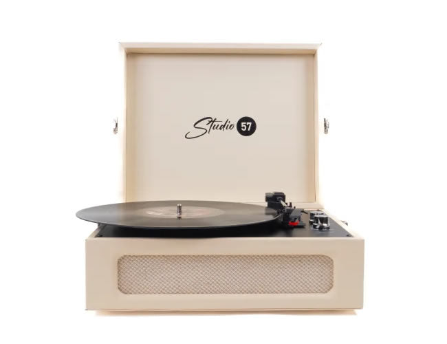 Studio 57 Groovy Turntable (Cream)